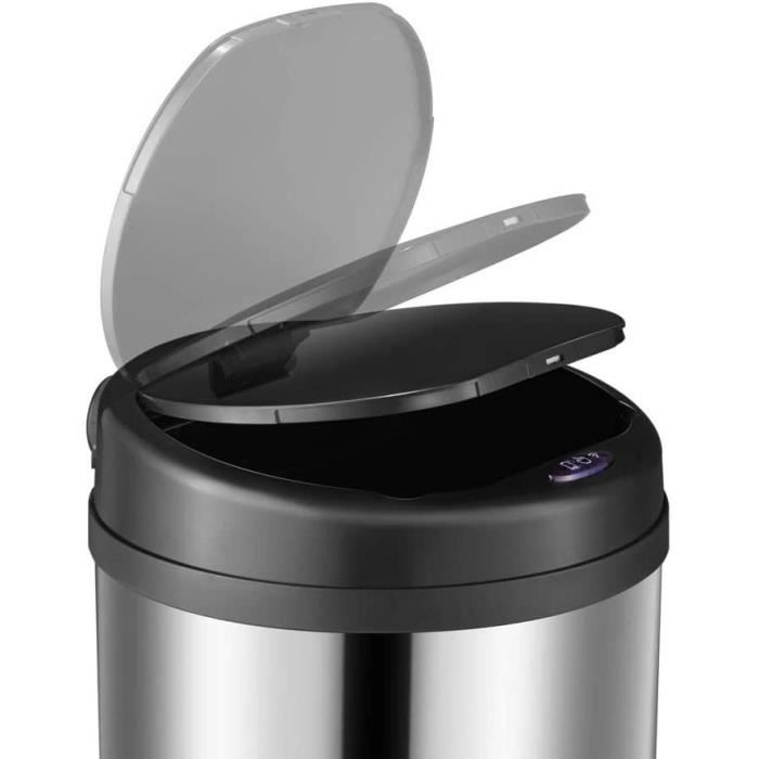 KITCHEN MOVE Automatic kitchen trash can - Stainless steel - Silver - 50L ARTIC