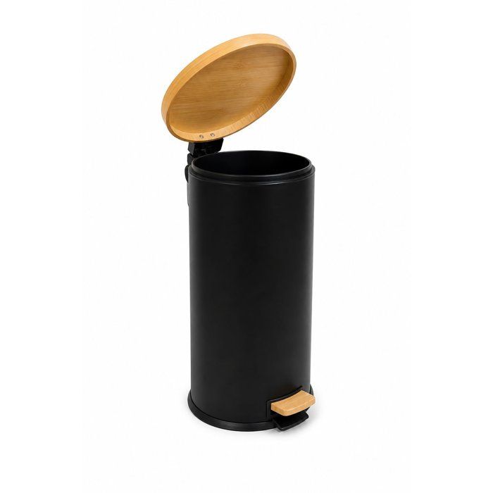 KITCHEN MOVE Pedal Kitchen Waste Bin Forest - 30L - Matte Black