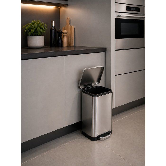 KITCHEN MOVE GREENWICH pedal bin - 30L - Stainless steel