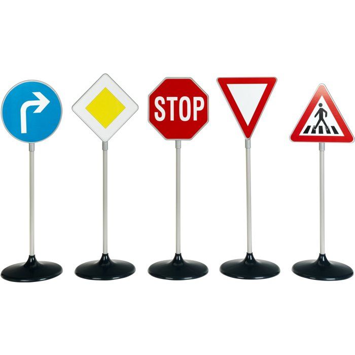 Road signs 6 pieces