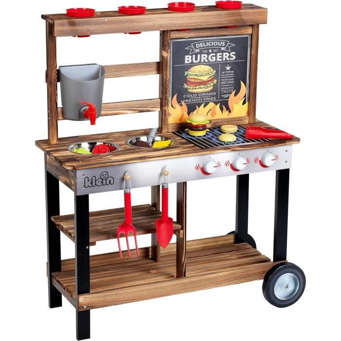 Beach picnic wooden summer kitchen with 23 accessories - Klein - 2368