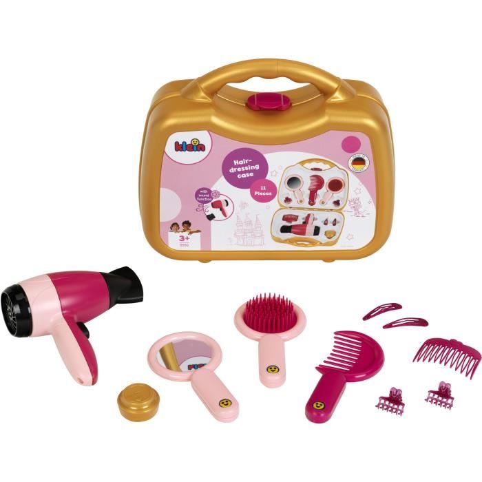 Hairdressing case with electronic hairdryer - KLEIN - 5559 - From 3 years old
