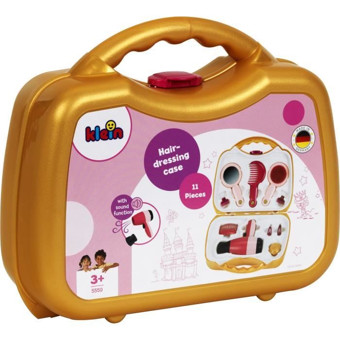 Hairdressing case with electronic hairdryer - KLEIN - 5559 - From 3 years old