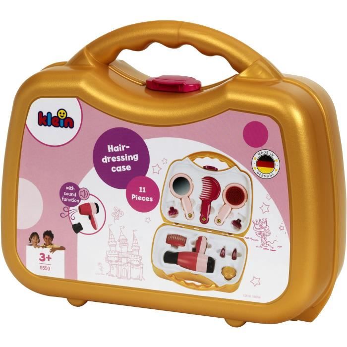 Hairdressing case with electronic hairdryer - KLEIN - 5559 - From 3 years old