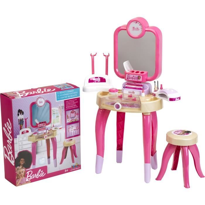 Beauty toy - KLEIN - Barbie Happy Vibes Beauty Center - Complete with many accessories and light.