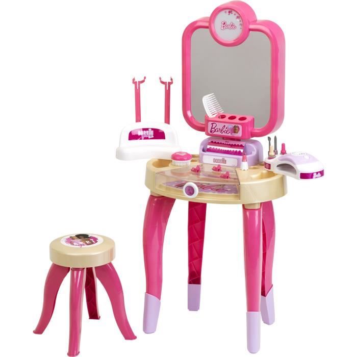 Beauty toy - KLEIN - Barbie Happy Vibes Beauty Center - Complete with many accessories and light.