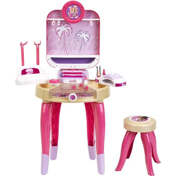 Beauty toy - KLEIN - Barbie Happy Vibes Beauty Center - Complete with many accessories and light.