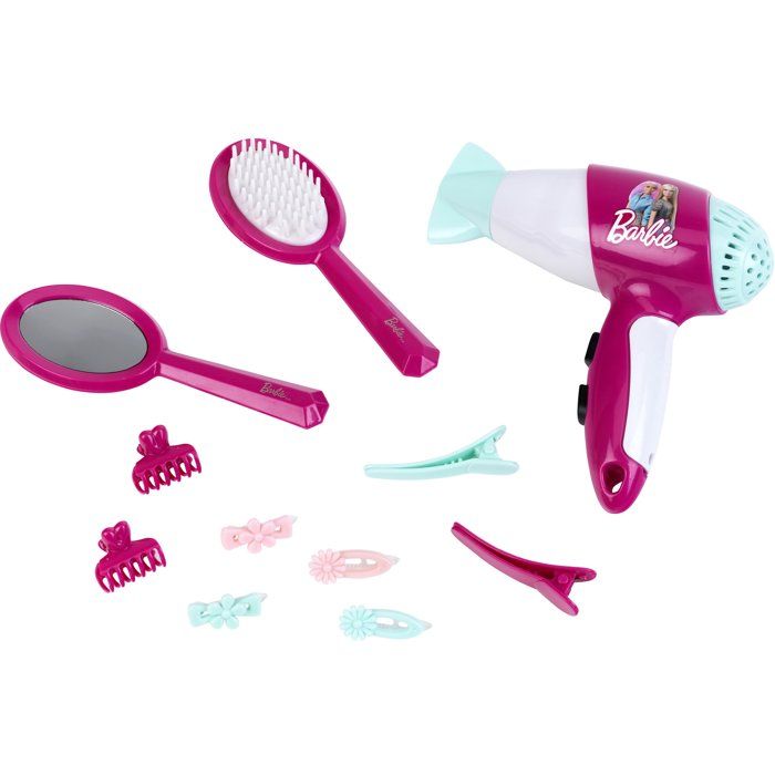 BARBIE - Hairdresser set with hair dryer 7 pieces