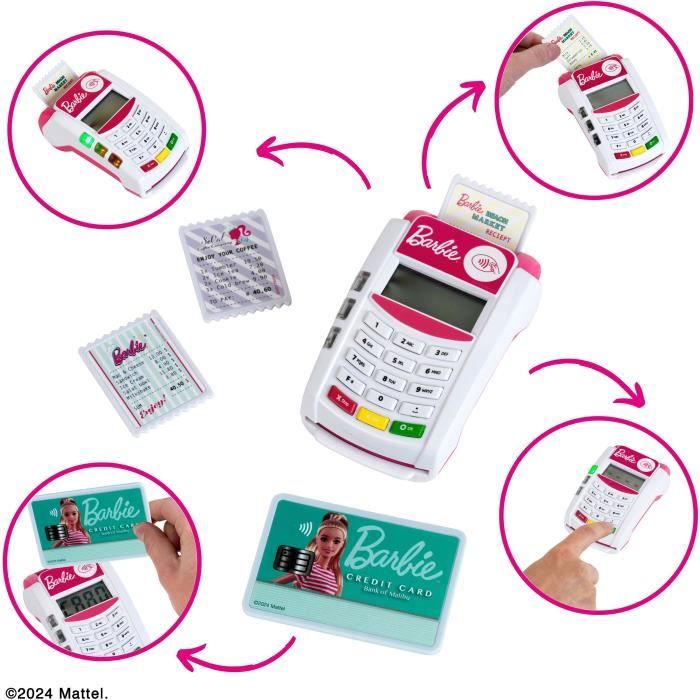 Barbie Electronic Payment Terminal - KLEIN - 7335 - With accessories - Ages 3 and up