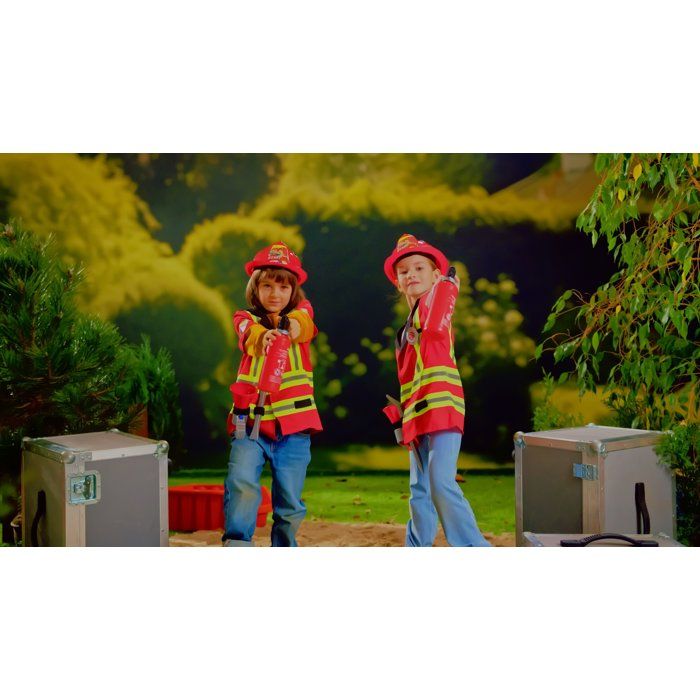 Firefighter Costume - KLEIN - 8985 - 6 pieces - Firefighter Costume - Ages 3 and up