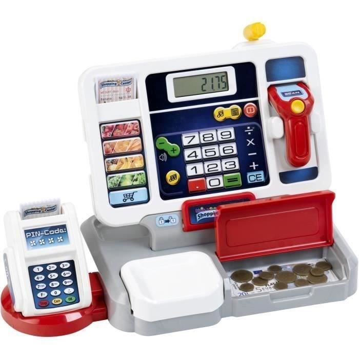 Shopping Center electronic cash register with detachable screen and accessories - Klein - 9389