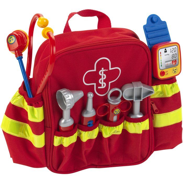 KLEIN Medical emergency backpack with electronic blood pressure monitor