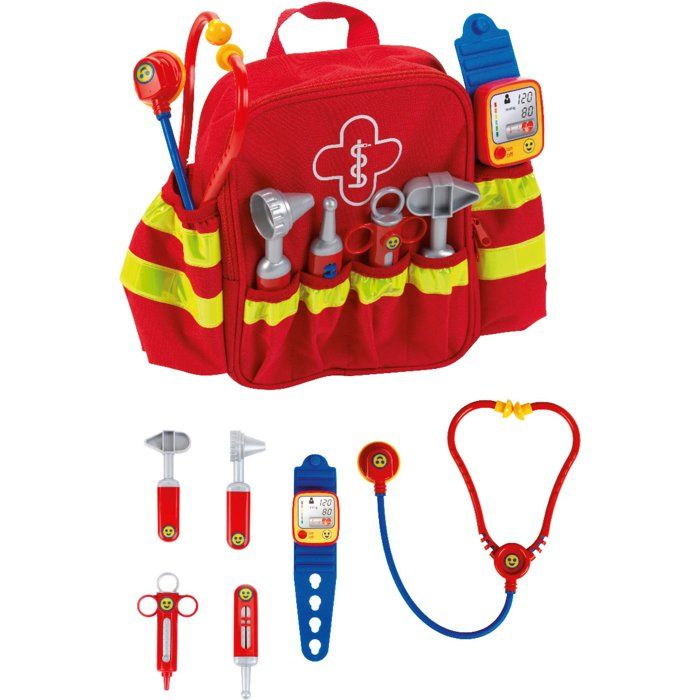 KLEIN Medical emergency backpack with electronic blood pressure monitor