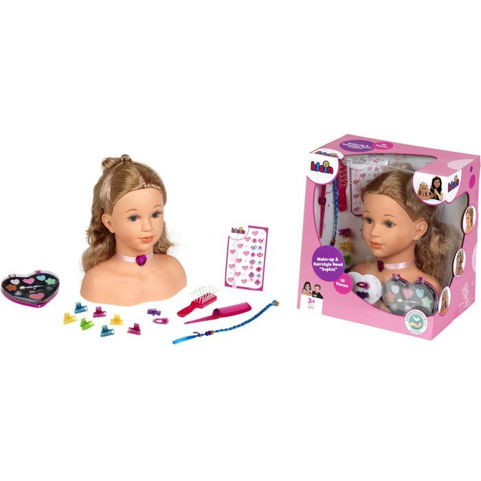 PRINCESS CORALIE Hairdressing and Makeup head with accessories - 33cm