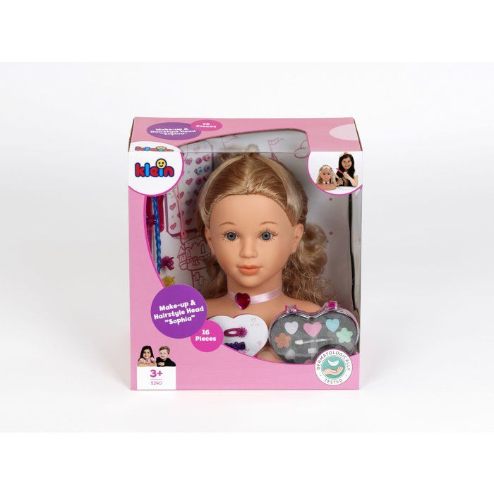 PRINCESS CORALIE Hairdressing and Makeup head with accessories - 33cm