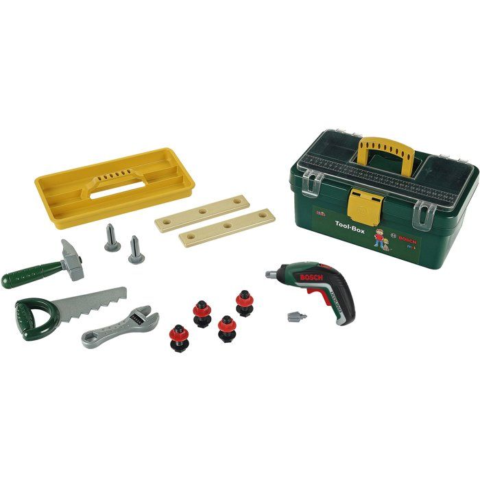 BOSCH Bosch Tool Case with Screwdriver and Compartments for Kids