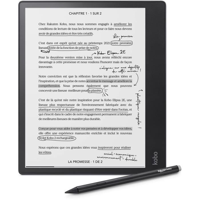 EBook - Kobo - Elipsa 2e - Black