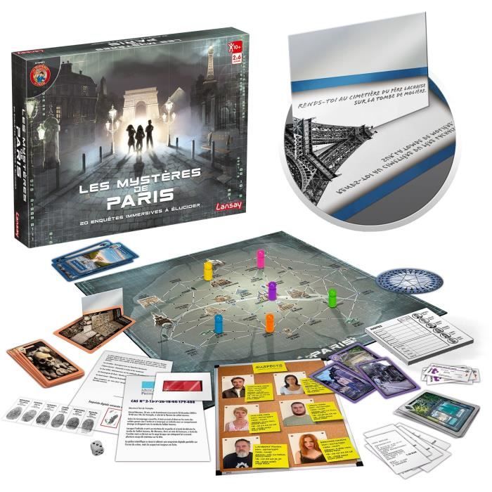 Board game - LANSAY - 75145 - The Mysteries of Paris 10+