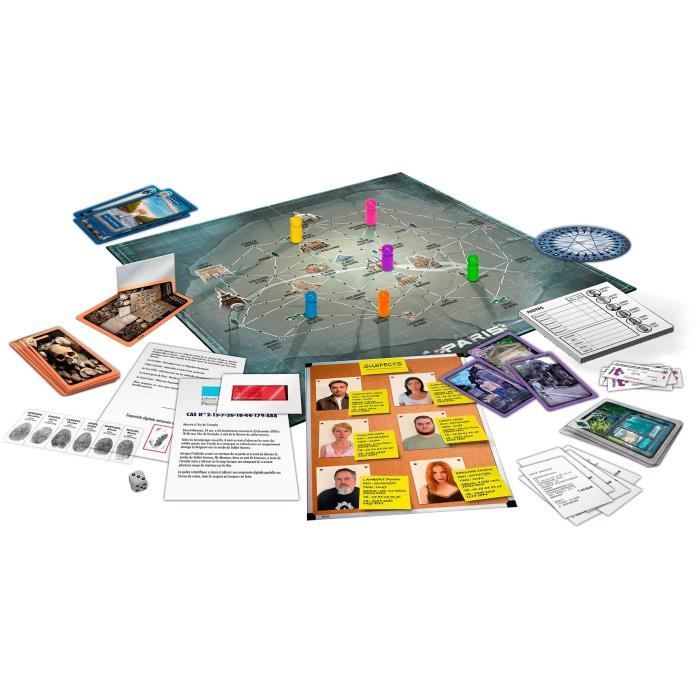 Board game - LANSAY - 75145 - The Mysteries of Paris 10+
