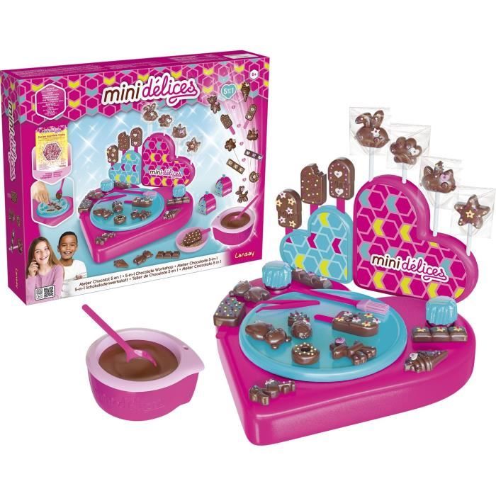 LANSAY Mini Delights Cooking Game My Super Chocolate Workshop 5 in 1 - Girl - from 6 years