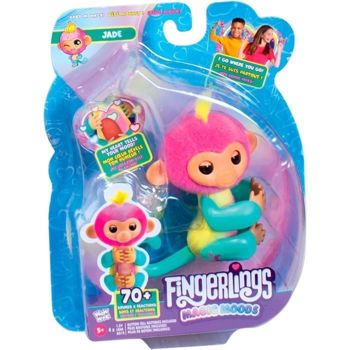 Fingerlings - LANSAY - Magic Moods Jade - Playtime game - Ages 5 and up