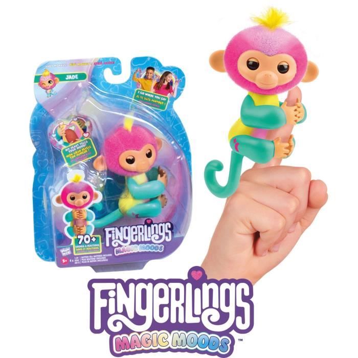 Fingerlings - LANSAY - Magic Moods Jade - Playtime game - Ages 5 and up