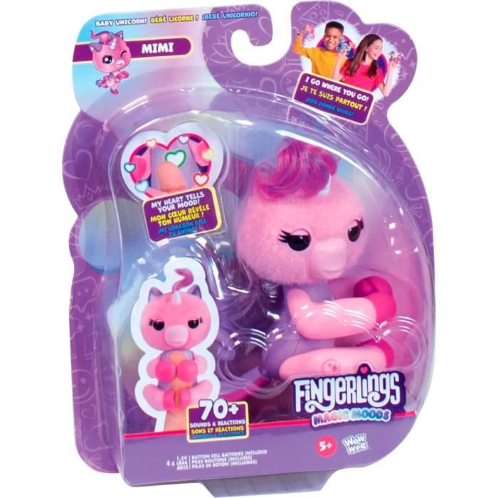 Fingerlings - LANSAY - Magic Moods Mimi the unicorn - Playtime game - From 5 years old