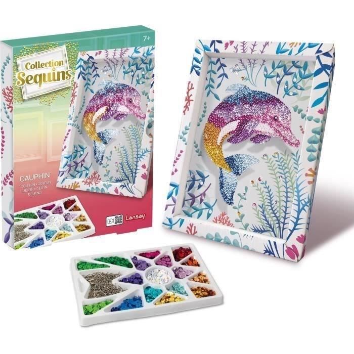 Creation game - LANSAY - 20326 - Dolphin Sequins Collection