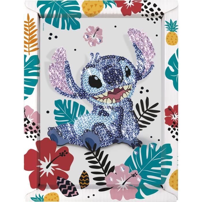 STITCH sequin collection, creative game, Disney Stitch set, ages 7 and up, LANSAY