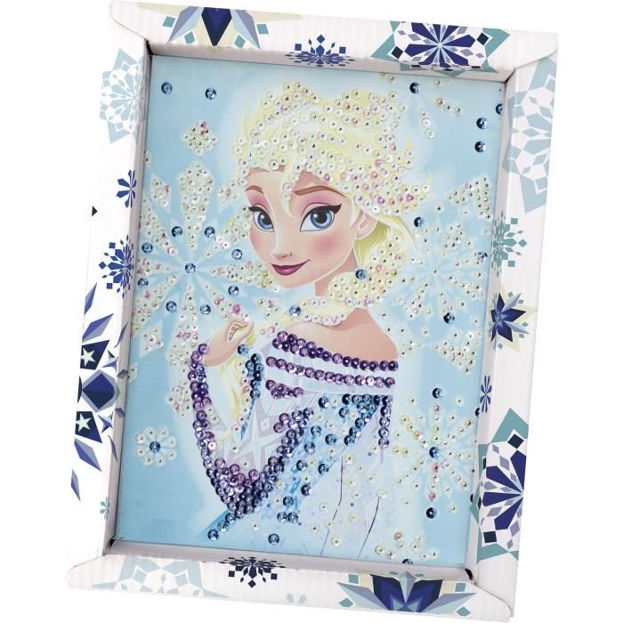 Creative game - LANSAY - Sequin collection - ELSA FROZEN - From 7 years old
