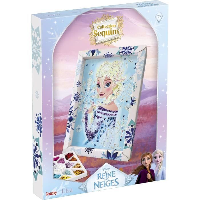 Creative game - LANSAY - Sequin collection - ELSA FROZEN - From 7 years old