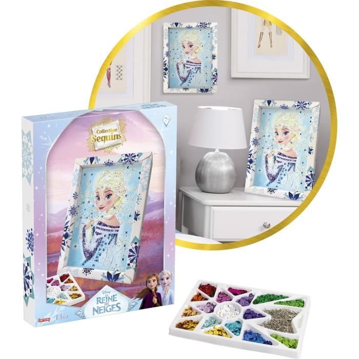 Creative game - LANSAY - Sequin collection - ELSA FROZEN - From 7 years old