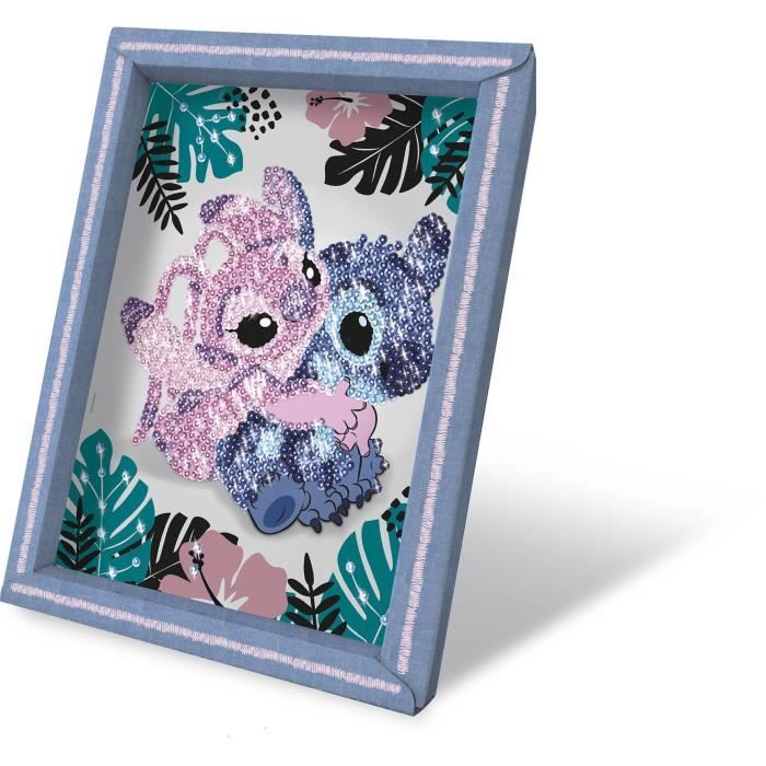 Creative game - LANSAY - Sequin collection - STITCH & ANGEL - From 7 years old