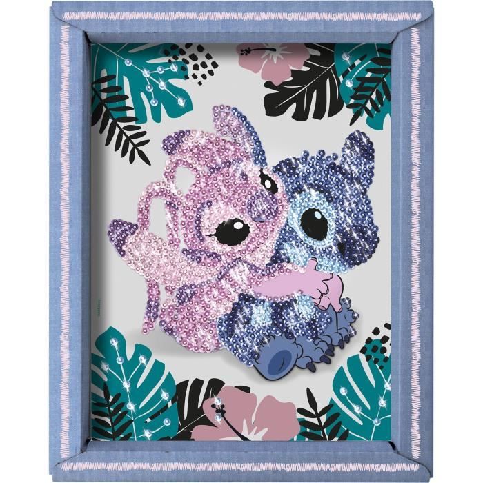 Creative game - LANSAY - Sequin collection - STITCH & ANGEL - From 7 years old