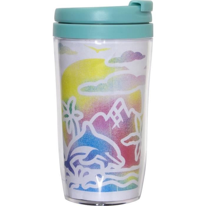 Blopens - LANSAY - Créa'mug - 9 stencils - 1 mug - From 6 years old
