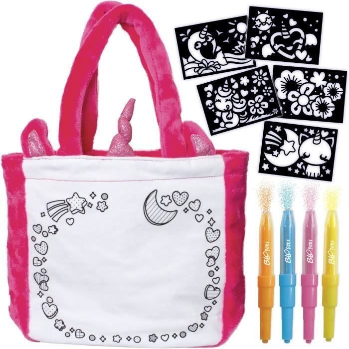 Blopens - LANSAY - Styl'bag - 5 stencils - 1 unicorn bag - From 6 years old