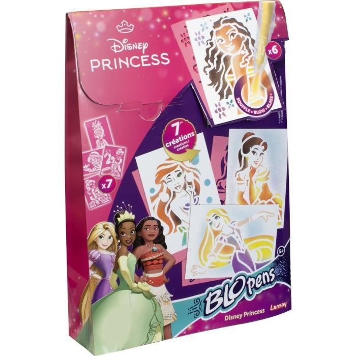 Blopens - LANSAY - Disney Princess - 7 stencils - Ages 5 and up