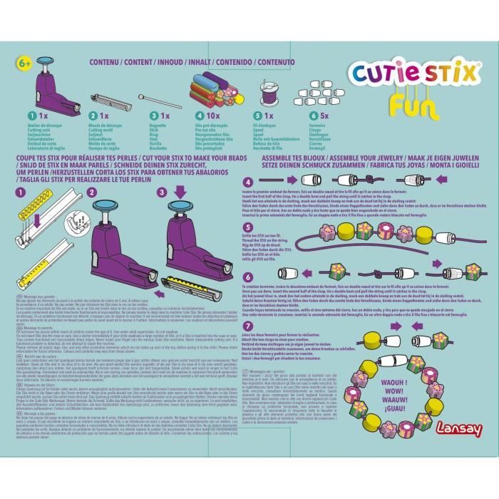 Cutie Stix - LANSAY - Fun - Creative workshop - From 6 years old