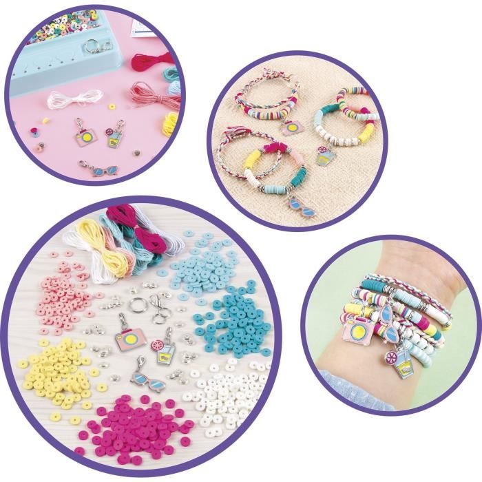 Make it real - Heishi jewelry summer days - Manufacture of children's jewelry - 8 years old - Lansay