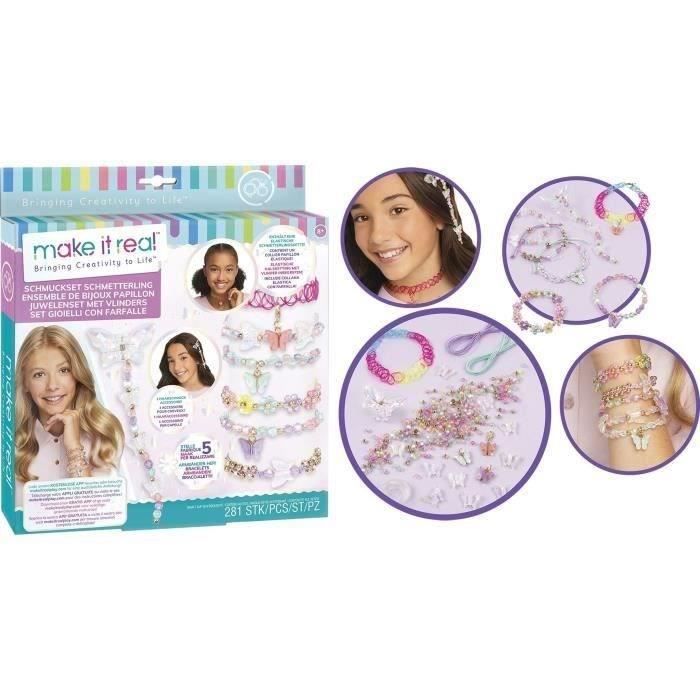 Jewelry creation game - LANSAY - 41323 - Make It Real - Butterfly Jewelry