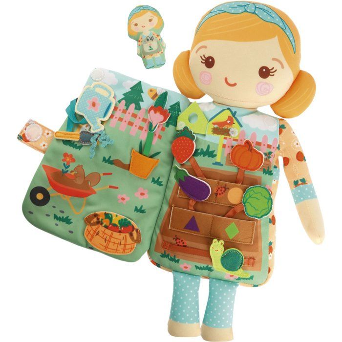 Early Learning Toy - LANSAY - BIZZIKINS - IN THE GARDEN - Educational Doll - Ages 12 months and up