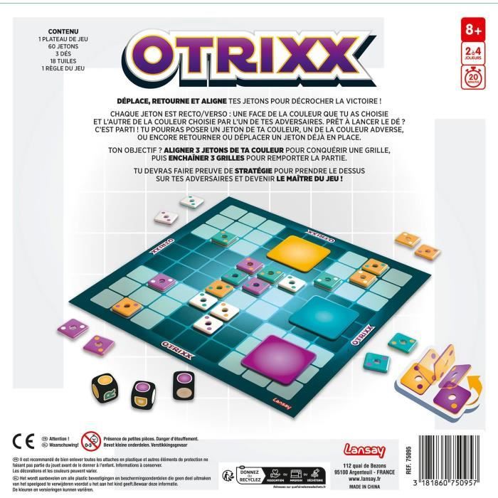 Board game - LANSAY - OTRIXX - From 8 years old