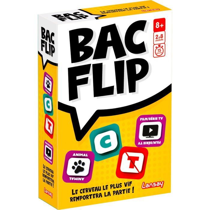 Board game - LANSAT - BAC FLIP - From 8 years old