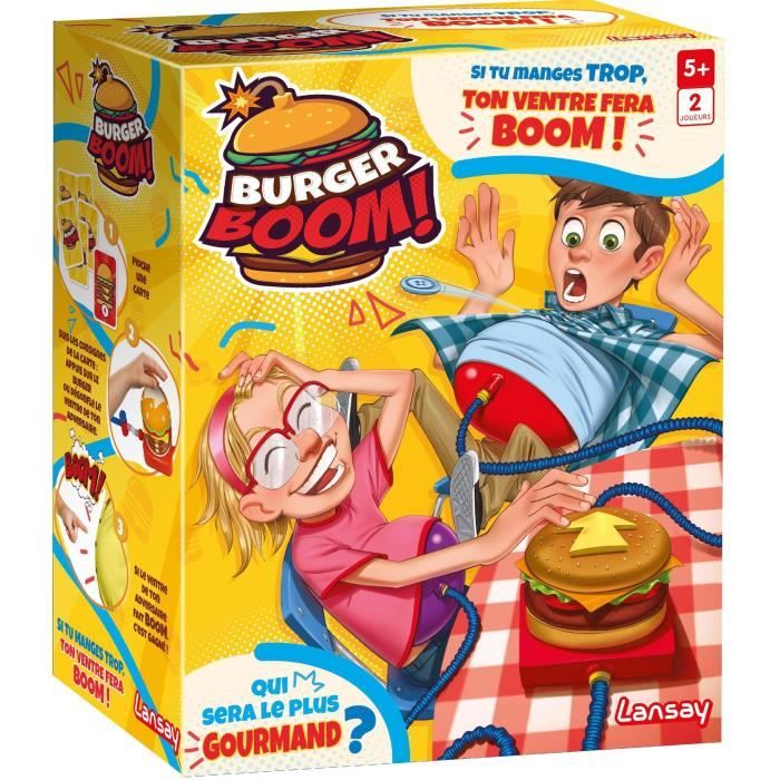 Burger Boom - LANSAY - Inflate the belly - Who will go BOOM? - From 5 years old