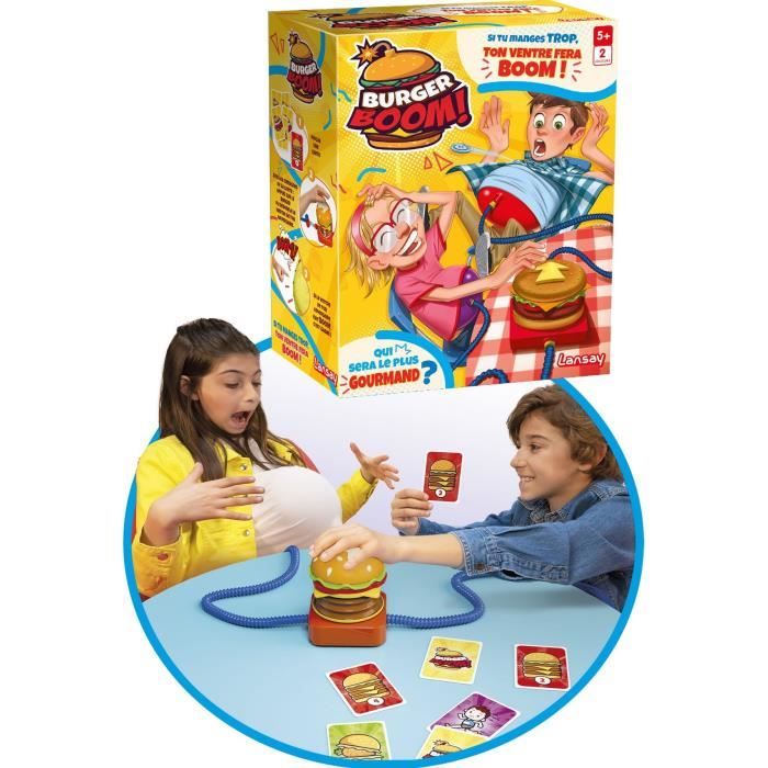Burger Boom - LANSAY - Inflate the belly - Who will go BOOM? - From 5 years old