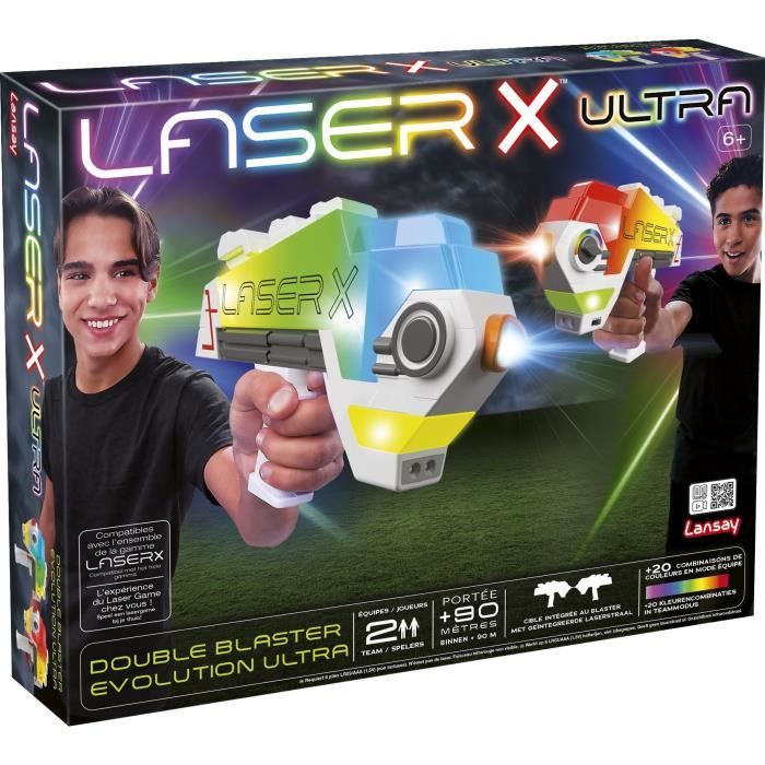 Laser game - LANSAY - 87552 - Laser X - Double Blaster Evolution Ultra