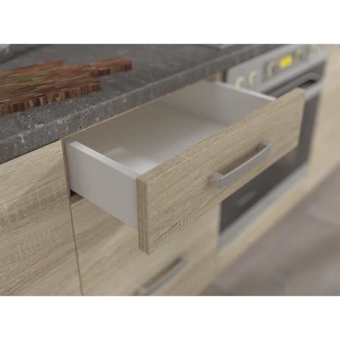 High glass cabinet 2 tilting doors - L 80 x D 31.6 x H 72 - Sonoma - lassen decor