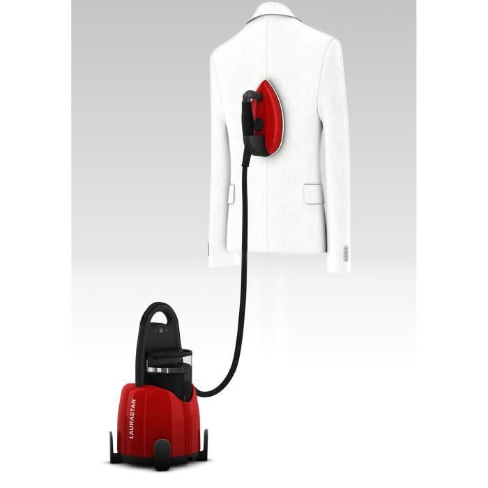 Laurastar Lift Original Red - 3in1 Nomadic Steam Station, Irons, Smoothes and Purifies Your Textiles, Hygienic Steam, Design, Res