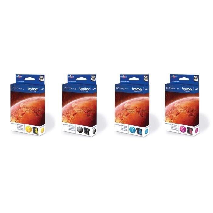Brother LC1100HY Multipack Color Ink Cartridges