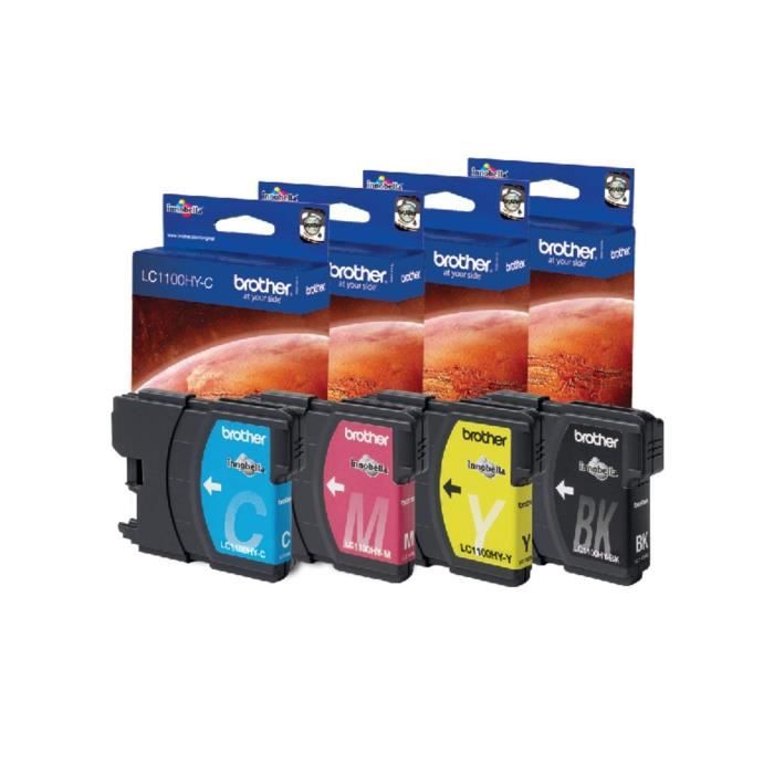 Brother LC1100HY Multipack Color Ink Cartridges